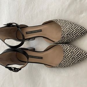 French Connection block heel pumps
